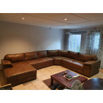 Sectional Sofa in Brown